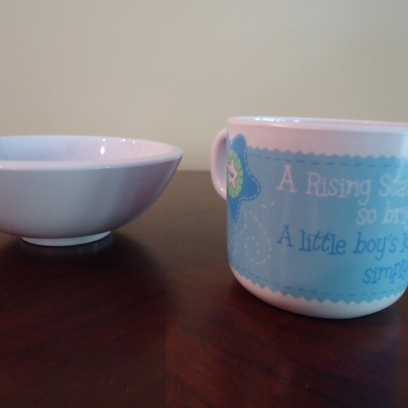 Enesco Melamine Dinnerware 5 Pieces RISING STAR - Picture 4 of 5